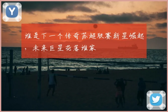 谁是下一个传奇苏超联赛新星崛起,未来巨星花落谁家