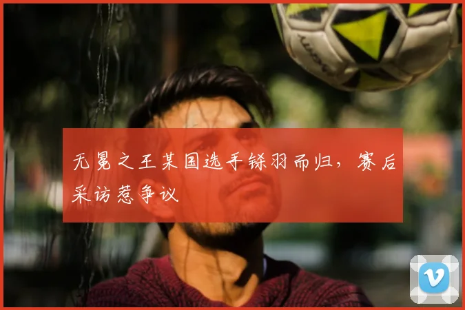 无冕之王某国选手铩羽而归，赛后采访惹争议