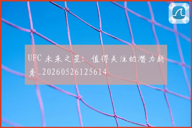 UFC 未来之星:值得关注的潜力新秀_20260526125614